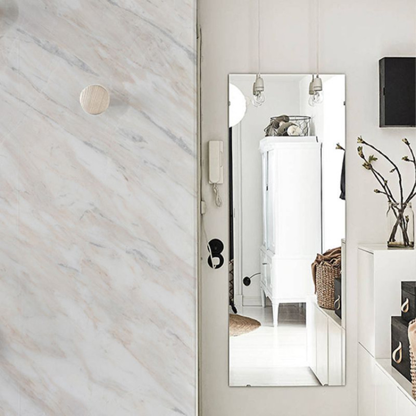 Tapet Classic Marble - Model elegant de marmură cu nuanțe de bej și gri