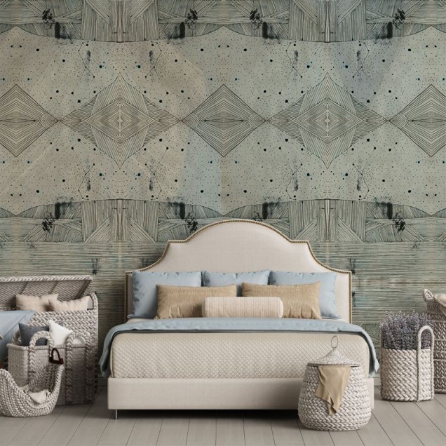 Tapet cu design abstract elegant, cu linii fine și forme geometrice, perfect pentru un look modern și sofisticat