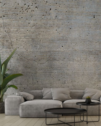 Tapet cu aspect de beton gri, Real Concrete, VLAdiLA