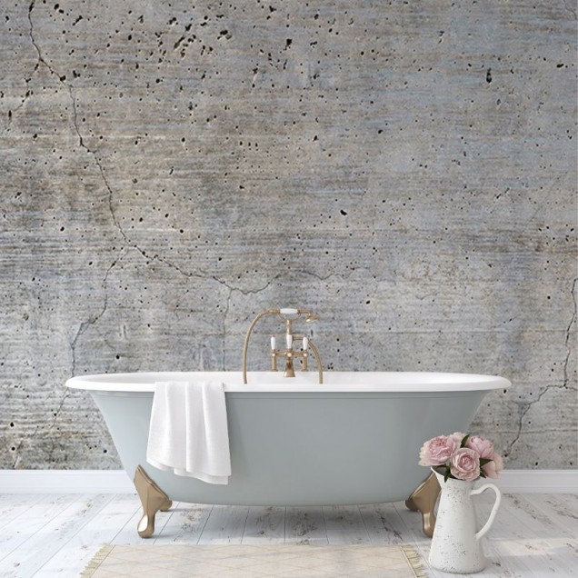 Tapet cu aspect de beton gri, Real Concrete, VLAdiLA