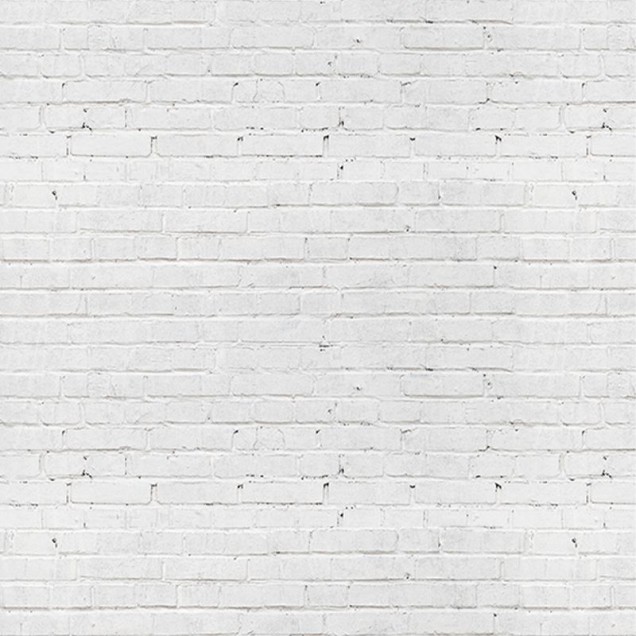 Tapet cu aspect de cărămidă albă, White Bricks