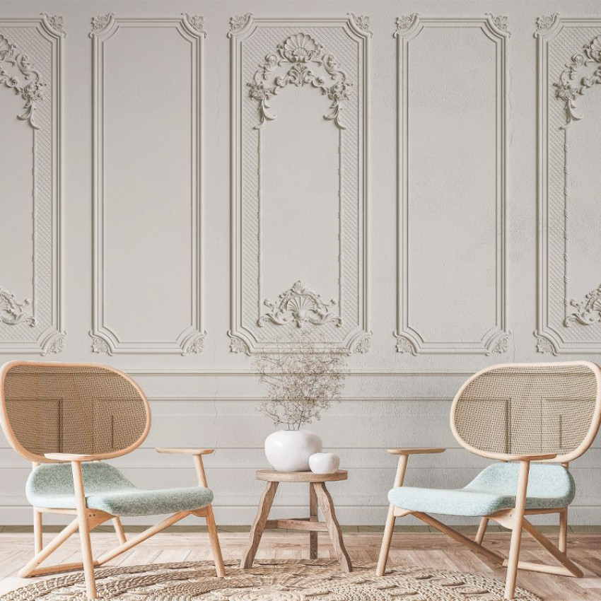Tapet cu design elegant și sofisticat, Fine Stucco