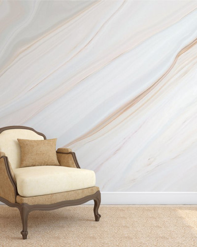Tapet cu aspect de marmură Cappuccino Marble
