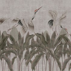 Tapet Wild Cranes, personalizat, VLAdiLA