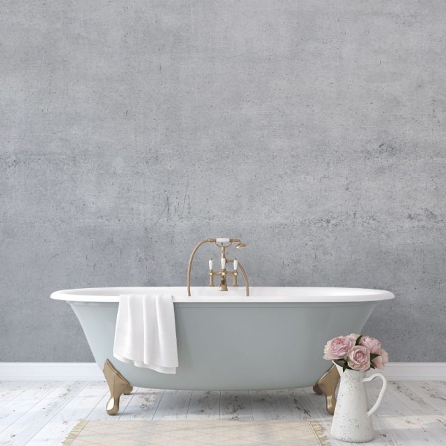 Tapet cu design de ciment, cu o textura grosieră, pentru un aspect industrial chic.