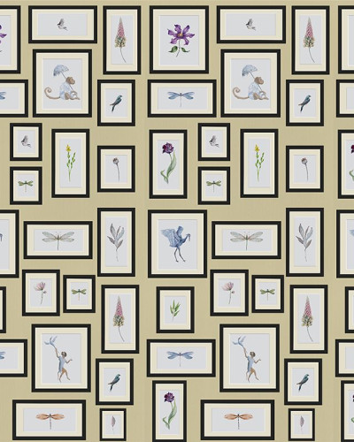Tapet Framed Nature, design cu imagini din natură încadrate
