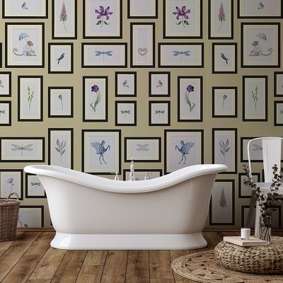 Tapet Framed Nature, design cu imagini din natură încadrate