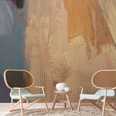 Tapet cu design abstract modern, culori neutre, textura speciala, stil contemporan, aspect minimalist.