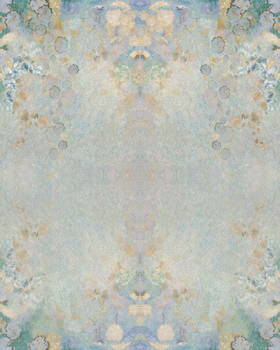 Tapet floral elegant in tonuri pastelate