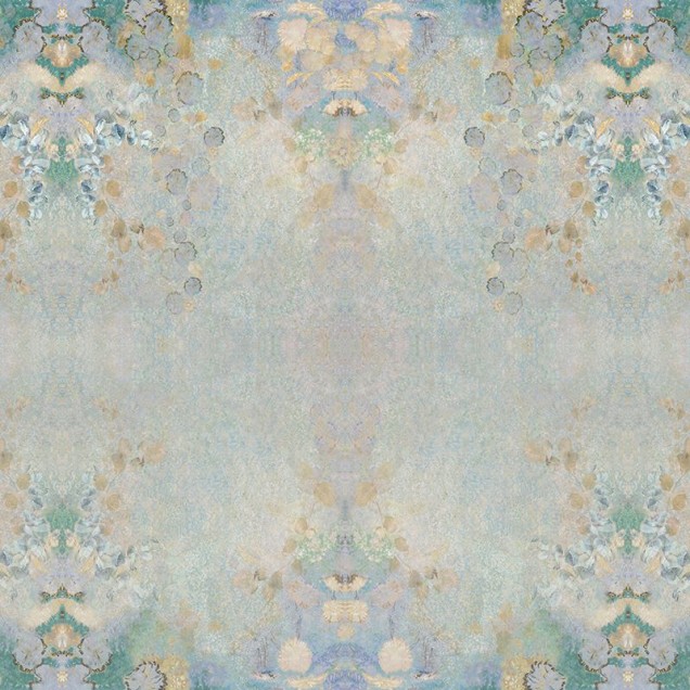 Tapet floral elegant in tonuri pastelate
