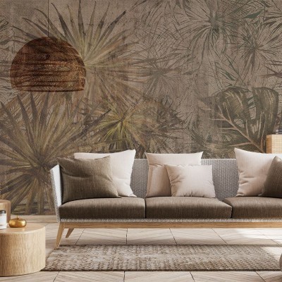 Halcyon VLAdiLA, tapet cu design tropical, palmieri, frunze