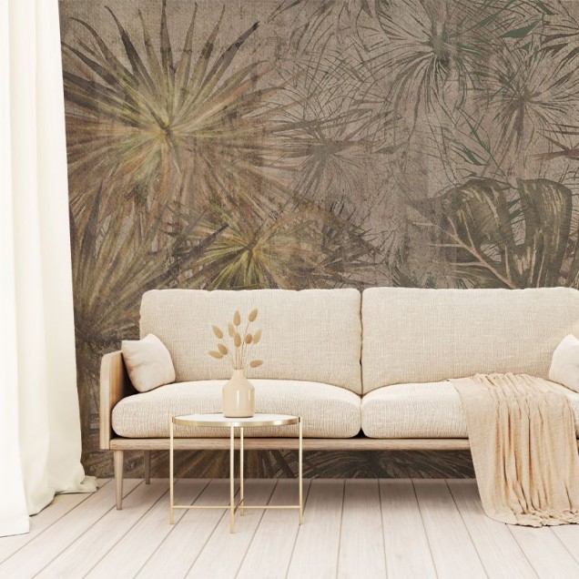 Halcyon VLAdiLA, tapet cu design tropical, palmieri, frunze