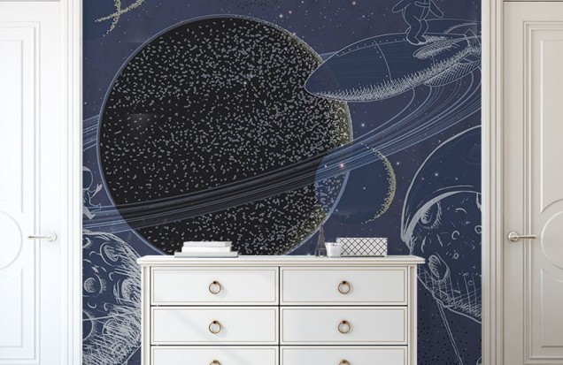 Tapet The Outer Space Blue, VLAdiLA