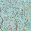 Peacock Chinoiserie in Turquoise, VLAdiLA