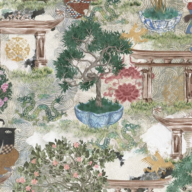 Tapet cu design japonez - Japanese Diaries