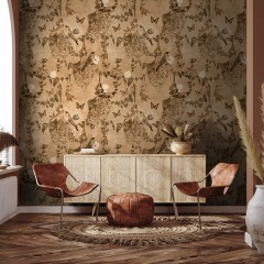 Tapet Majestic Memoir in powder cream, personalizat, VLAdiLA