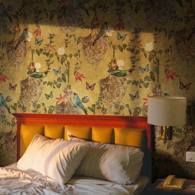 Tapet cu design floral opulent, Majestic Memoir Classic