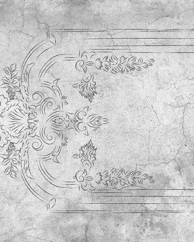 Tapet cu design clasic, decorat cu detalii ornamentale. Se poate utiliza în living, dormitor sau alte camere ale casei.
