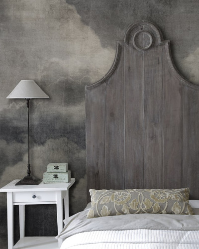 Tapet cu design gri grunge, perfect pentru un decor modern