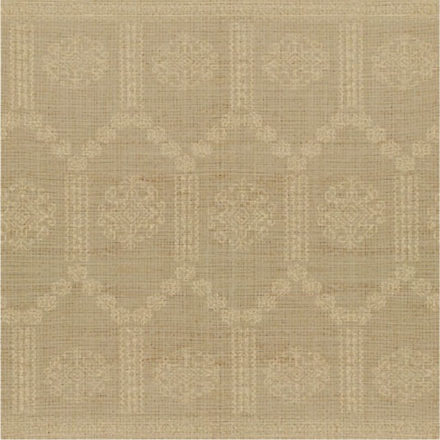 Tapet Borangic (nisip) cu un design geometric elegant, cu un aspect subtil, inspirat de tesaturile naturale.