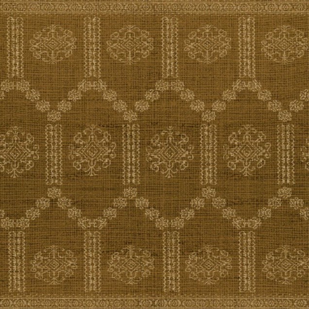 Tapet Borangic (pământ) cu model geometric inspirat din tradiția românească