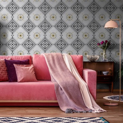 Tapet cu design geometric modern Izvor