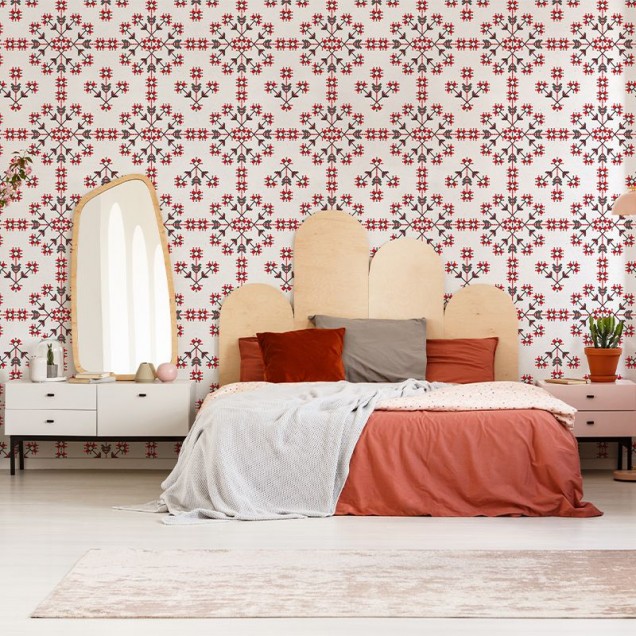 Tapet cu design geometric abstract, Arborele Cosmic