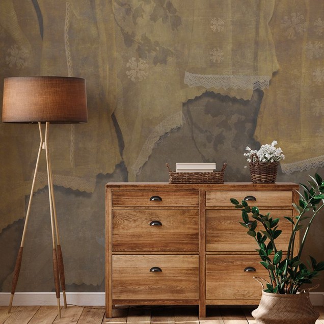 Tapet decorativ Marame (apus) cu un design minimalist, perfect pentru a crea o atmosferă relaxantă și confortabilă.