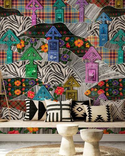 Tapet Speranță, tapet modern cu design unic, tapet cu modele, tapet cu culori vibrante, tapet pentru living, tapet pentru dormitor