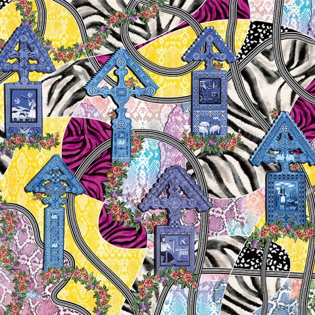 Tapet Valea Bradului, un tapet cu un design eclectic, care combină elemente tradiționale cu elemente moderne.