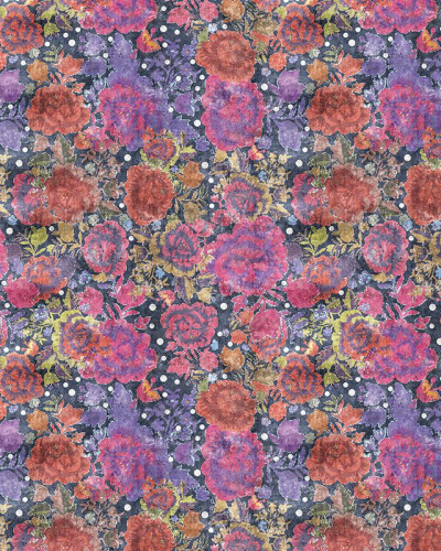 Tapet cu flori abstracte, perfect pentru un decor modern
