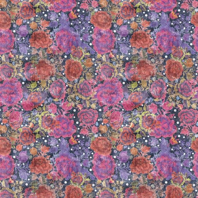 Tapet cu flori abstracte, perfect pentru un decor modern