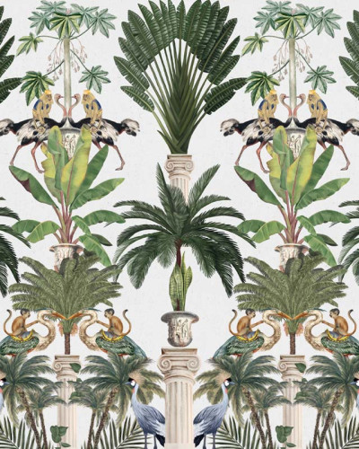 Tapet Tropical columns (light)