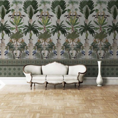 Tapet Tropical columns (light)
