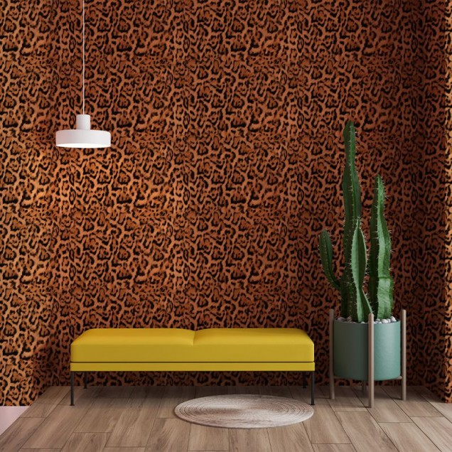 Tapet cu imprimeu leopard, Farfugium