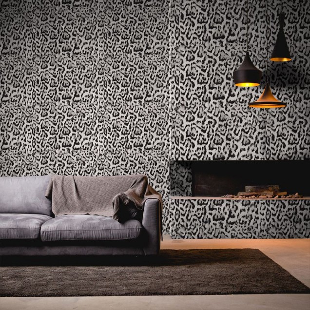 Wallpaper cu imprimeu leopard