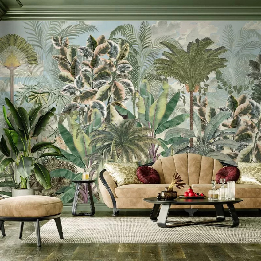 Tapet cu design tropical Gardenaria