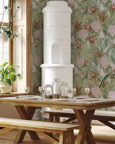 Tapet Conebush Safari cu design exotic