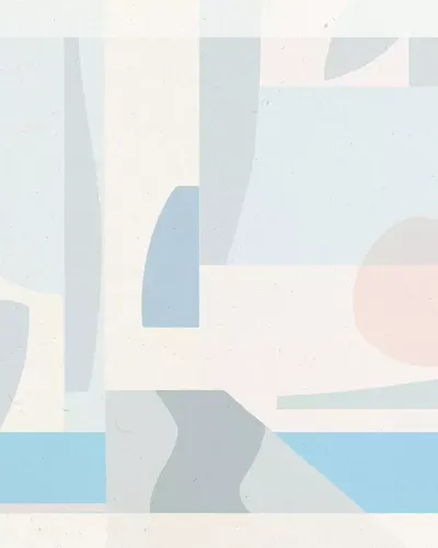 Tapet modern cu design abstract, Le bonheur (bleu)