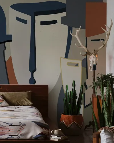 Le savoir  cu design abstract,  perfect pentru a adăuga o notă de modernitate și rafinament oricărei camere.