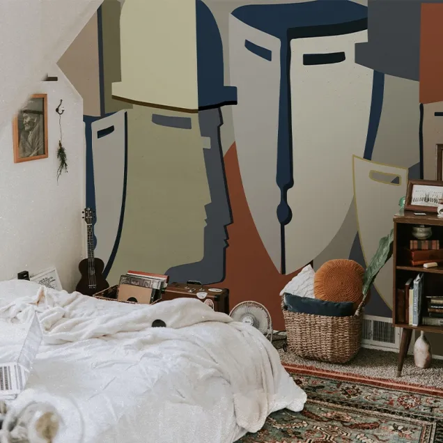 Le savoir  cu design abstract,  perfect pentru a adăuga o notă de modernitate și rafinament oricărei camere.