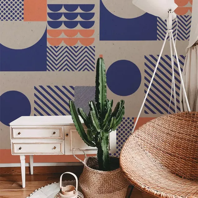 Tapet cu forme geometrice Rigolade