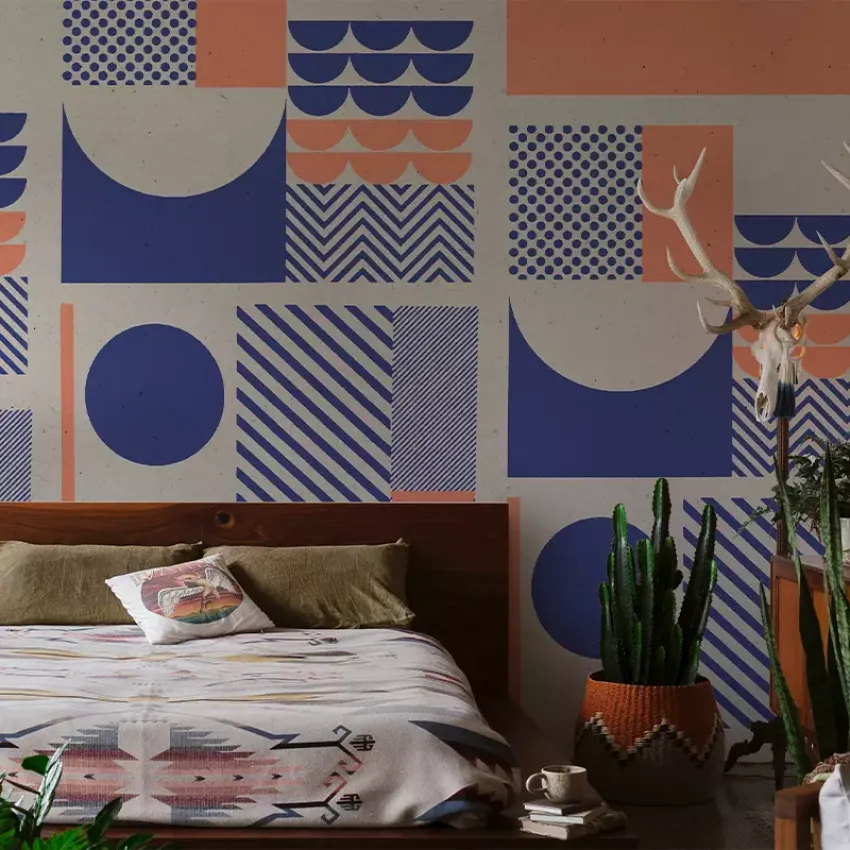 Tapet cu forme geometrice Rigolade