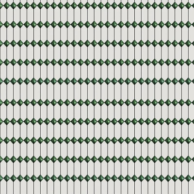 Tapet decorativ cu design geometric verde