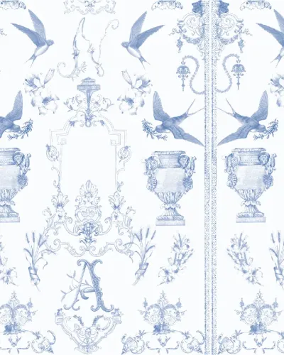 Fototapet cu design elegant albastru