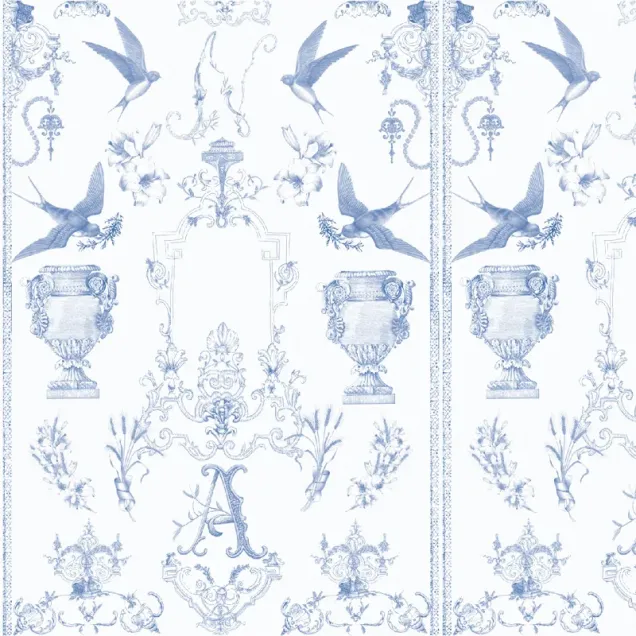 Fototapet cu design elegant albastru