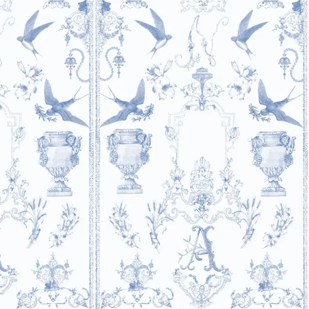 Fototapet cu design elegant albastru