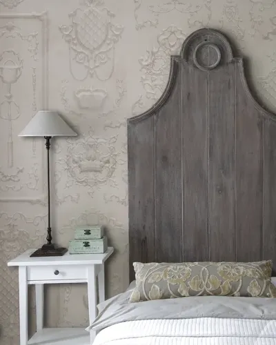 Tapet Ivory Chamber cu model 3D, design clasic, perfect pentru dormitoare, saloane, holuri