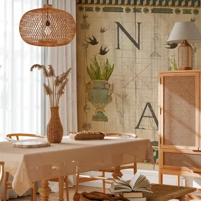 Tapet Balchik Dream cu design floral si geometric