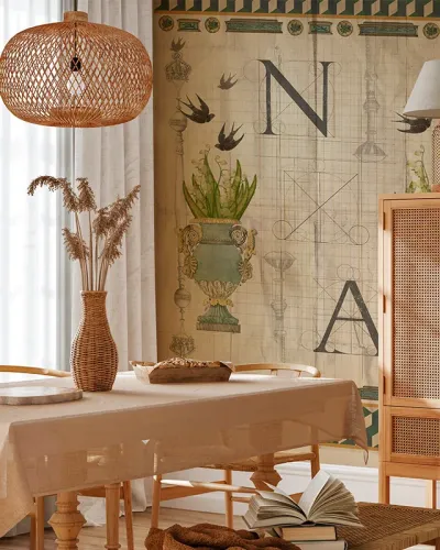 Tapet Balchik Dream cu design floral si geometric